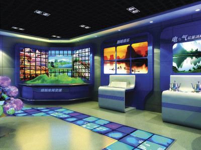穿越时光的视界 某旅游城市展示厅与旅行社三维设计作品解析